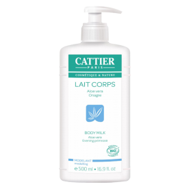 CATTIER - Lait modelant corps aloe vera-onagre, 500 ml