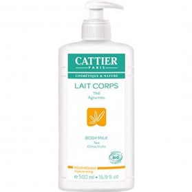 CATTIER - Lait corps régénérant thé agrumes, 500 ml