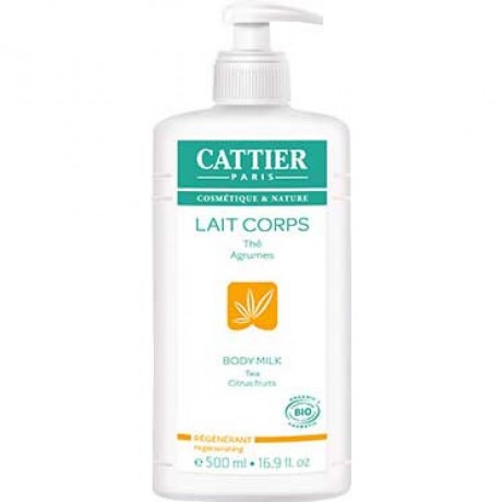 CATTIER - Lait corps régénérant thé agrumes, 500 ml