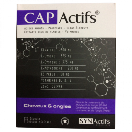 LABORATOIRES SYNACTIFS - Cap actifs cheveux & ongles, 120 gélules