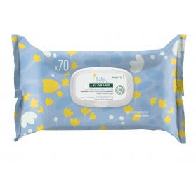 Klorane lingettes nettoyantes douceur 70 lingettes