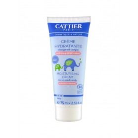 Cattier Bébé Crème Hydratante Hypoallergénique 75 ml