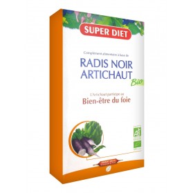 Super Diet Radis Noir - Artichaut Bio 20 Ampoules