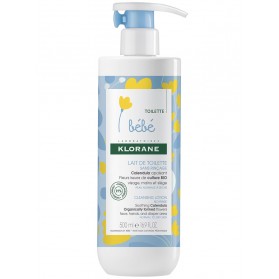 Klorane Bébé Lait de Toilette sans Rinçage 500 ml