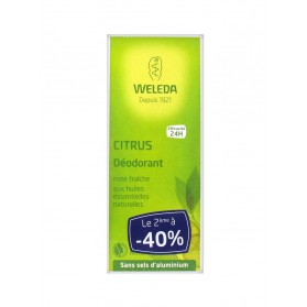 Weleda Déodorant au Citrus Lot de 2 x 100 ml