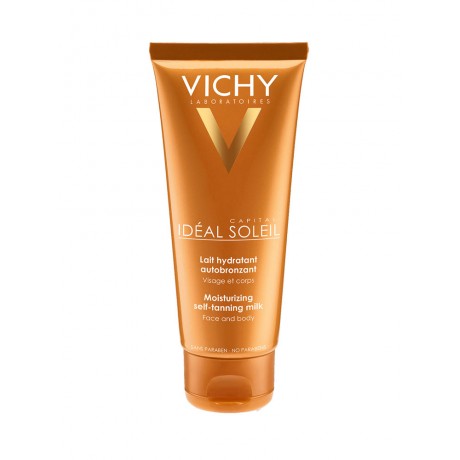 Vichy Capital Idéal Soleil Auto Bronzant Lait Hydratant Visage et Corps 100 ml