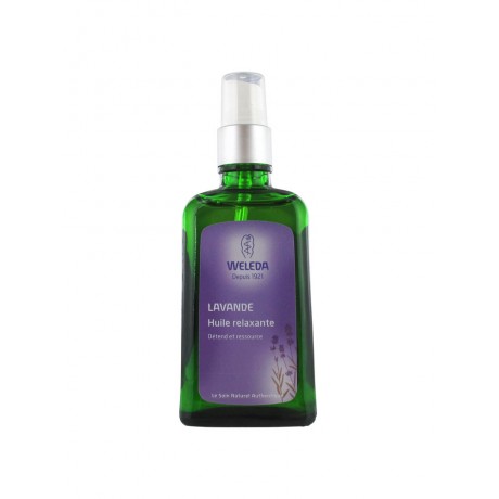 Weleda Huile Relaxante à la Lavande avec Pompe 100 ml