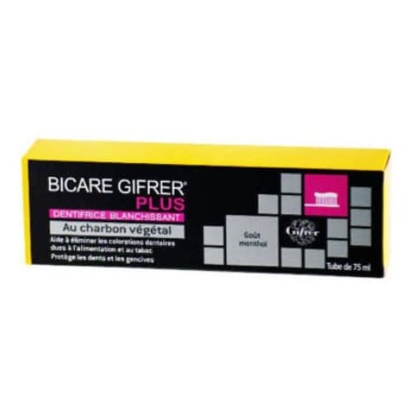 Gifrer Bicare Plus Dentifrice au Charbon 75ml