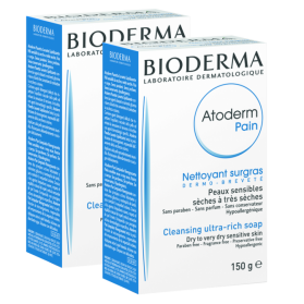 BIODERMA - Atoderm - Pains nettoyant surgras, 2X150g