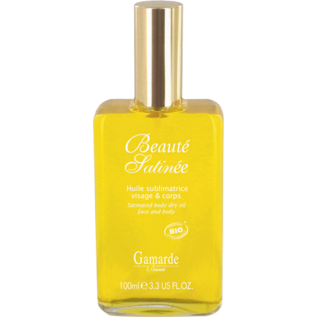 GAMARDE Huile beauté satinée bio Flacon pompe 100ml