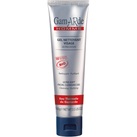 GAMARDE HOMME Gel nettoyant visage ultra doux 100g
