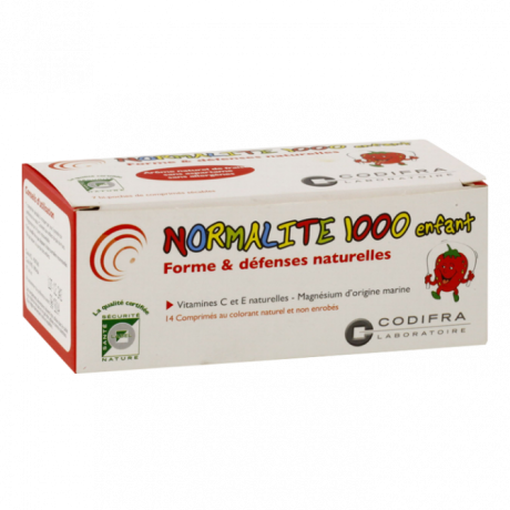 NORMALITE 1000 ENFANT BOITE DE 14 COMPRIMES