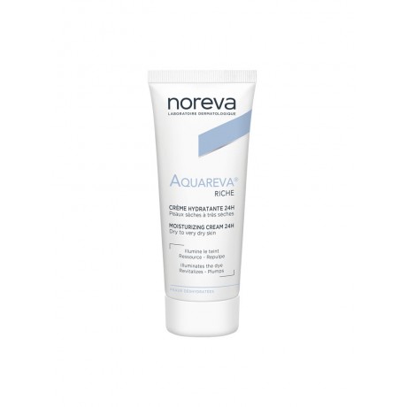 Noreva Aquareva Crème Hydratante 24H Texture Riche 40 ml