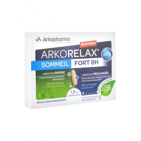 Arkopharma Arkorelax Sommeil Fort 8H 15 Comprimés