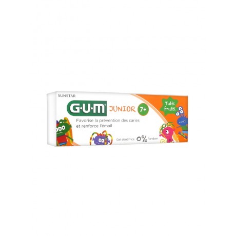 GUM Junior Dentifrice Fluoré 7-12 Ans 50ml