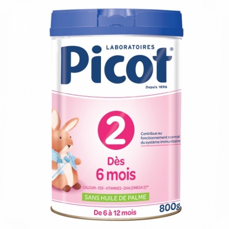 PICOT 2 LAIT EN POUDRE 6-12 MOIS 800G