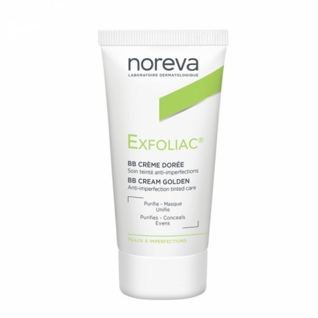 NOREVA EXFOLIAC BB CREME DOREE SOIN TEINTE ANTI-IMPERFECTIONS 30ML