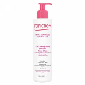 TOPICREM LAIT DEMAQUILLANT DOUCEUR PEAUX SENSIBLES 200ML