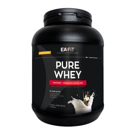 Eafit Construction Musculaire Pure Whey 750 g - Parfum : Vanille Intense