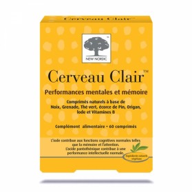 NEW NORDIC CERVEAU CLAIR 60 COMPRIMES