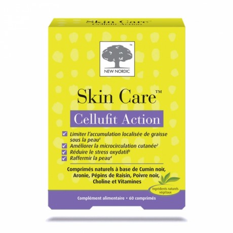 NEW NORDIC SKIN CARE CELLUFIT ACTION 60 COMPRIMES