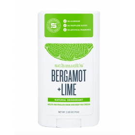 SCHMIDT'S DEODORANT STICK BERGAMOTE + LIME 75g