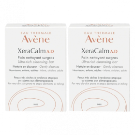 AVENE XERACALM A.D Pain Nettoyant Surgras, 2 boites de 100g