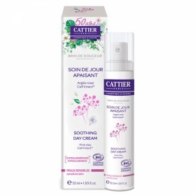 CATTIER SOIN DE JOUR APAISANT BRIN DE DOUCEUR PEAUX SENSIBLES BIO 50ML