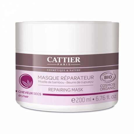 CATTIER MASQUE REPARATEUR POUR CHEVEUX SECS BIO 200ML