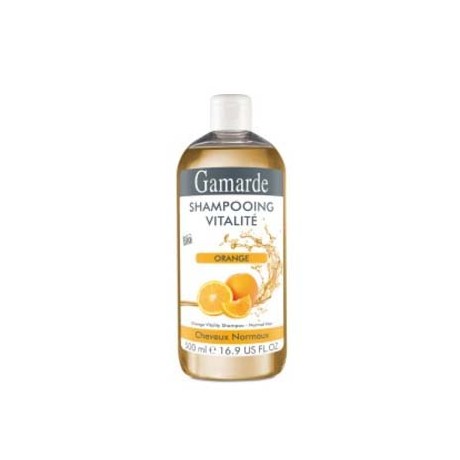 Gamarde Shampooing Vitalité à l'Orange Pour Cheveux Normaux 500ml