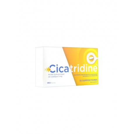 Cicatridine Acide Hyaluronique 10 Suppositoires