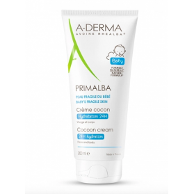 A-DERMA PRIMALBA CREME COCOON HYDRATATION 24H PEAUX FRAGILES DU BEBE 200ML