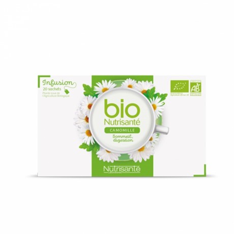 NUTRISANTE INFUSION CAMOMILLE BIO 20 SACHETS