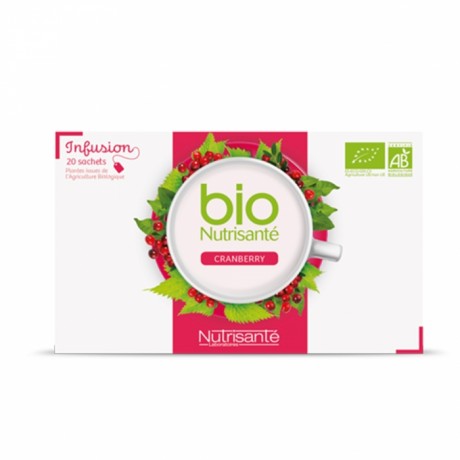 NUTRISANTE INFUSION CRANBERRY BIO 20 SACHETS