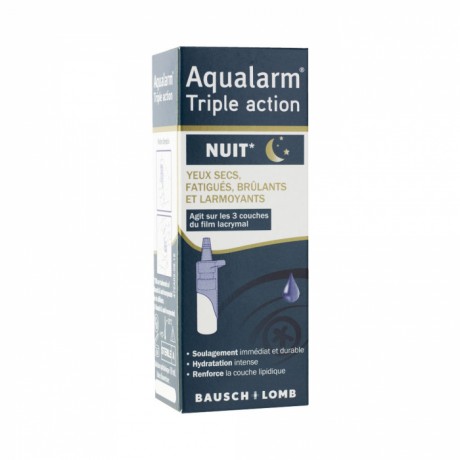 AQUALARM TRIPLE ACTION SECHERESSE & FATIGUE NUIT 10ML