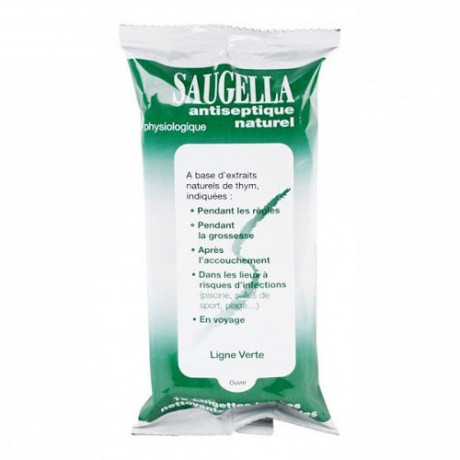 SAUGELLA Lingettes Antiseptiques 15 Lingettes