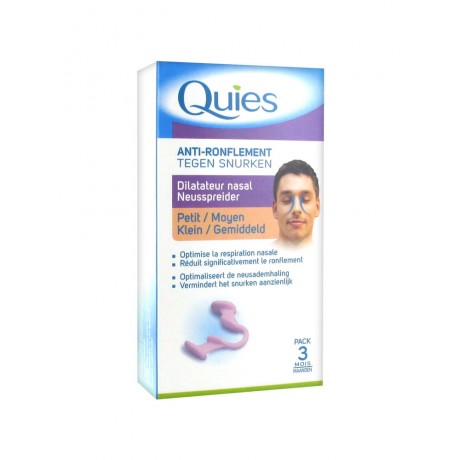 Quies Anti-Ronflement Dilatateur Nasal Petit Moyen