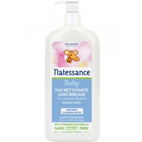 NATESSANCE BEBE Eau Nettoyante Sans Rinçage 500 ml