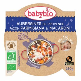 BABYBIO ASSIETTE BONNE NUIT BIO 260G DES 15 MOIS LEGUMES PATES A L ITALIENNE