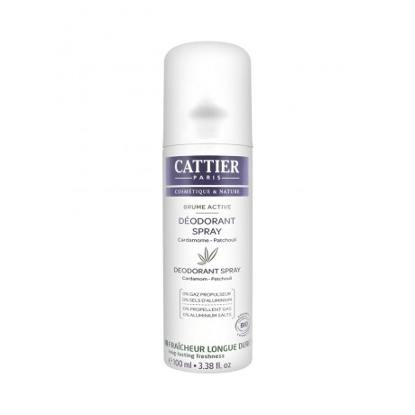 Cattier Brume Active Déodorant Spray 100 ml