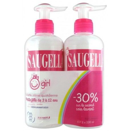 SAUGELLA GIRL LOT DE 2 X 200 ML