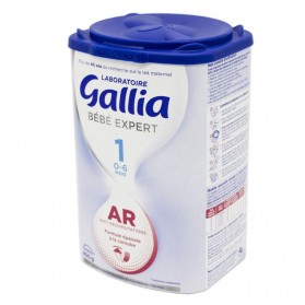 GALLIA Bébé Expert AR 1 Lait en Poudre Anti Régurgitations Nourrissons de 0 à 6 Mois