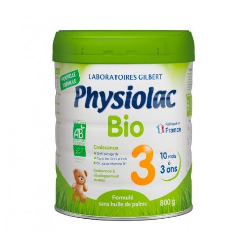 PHYSIOLAC BIO 3 CROISSANCE Lait pdr B/800g