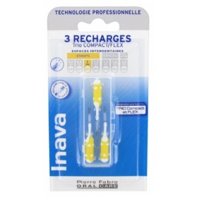 INAVA TRIO BROSSETTES 3 RECHARGES POUR TRIO COMPACT/FLEX - TAILLE : ISO2 1 MM