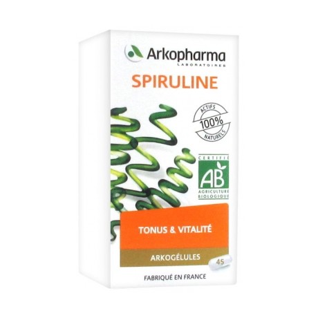 ARKOPHARMA ARKOGÉLULES SPIRULINE BIO 45 GÉLULES