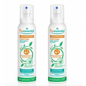 PURESSENTIEL ASSAINISSANT SPRAY AERIEN AUX 41 HUILES ESSENTIELLES 2X200ML