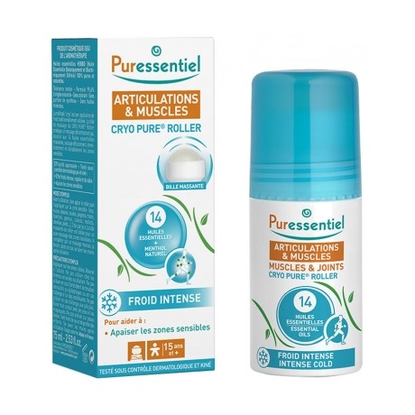 Puressentiel Articulations & Muscles Cryo Pure Roller aux 14 Huiles Essentielles 75 ml