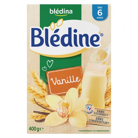 BLEDINA BLÉDINE VANILLE ÉTUI 400G - DÈS 6 MOIS