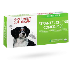 STRANTEL CHIEN BTE DE 4 COMPRIMES