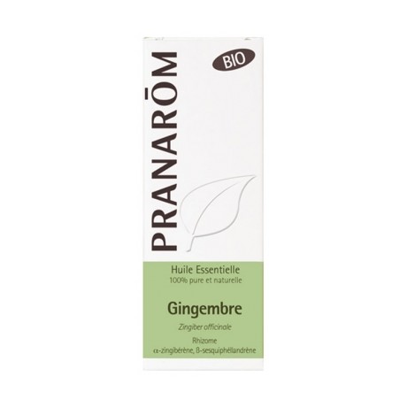 PRANARÔM HUILE ESSENTIELLE GINGEMBRE (ZINGIBER OFFICINALE) BIO 5 ML